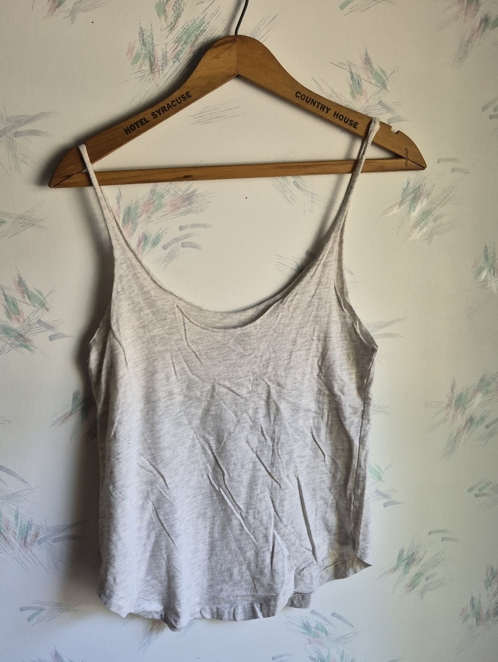 Roxy Gray Tropical Beach Tank Top DIY Small - Picture 4 of 7